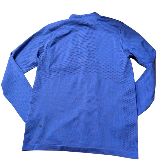 Lululemon Men Metal Vent Tech Midweight Half Zip Top Size Medium - Picture 2 of 5